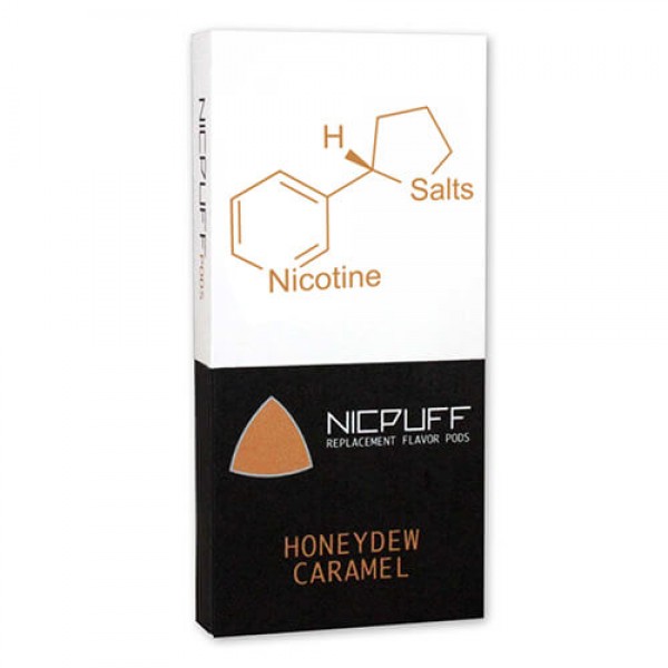 NicPuff – Flavor Pod – Honeydew Carmel (4 Pack) – 1.5ml / 38mg