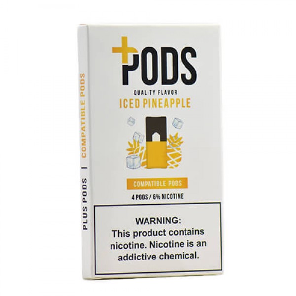 Plus Pods – Compatible Flavor Pods – Iced Pineapple – 1ml / 60mg