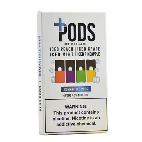 Plus Pods – Compatible Flavor Pods – Iced Multi Pack – 1ml / 60mg