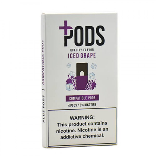 Plus Pods – Compatible Flavor Pods – Iced Grape – 1ml / 60mg