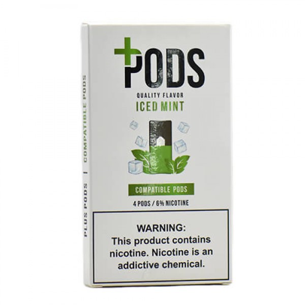 Plus Pods – Compatible Flavor Pods – Iced Mint – 1ml / 60mg