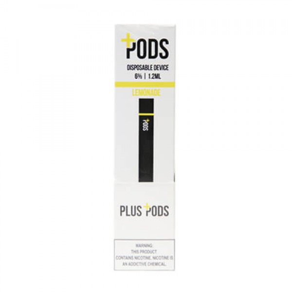 Plus Pods – Disposable Vape Pod Device – Lemonade – 1.2ml / 60mg