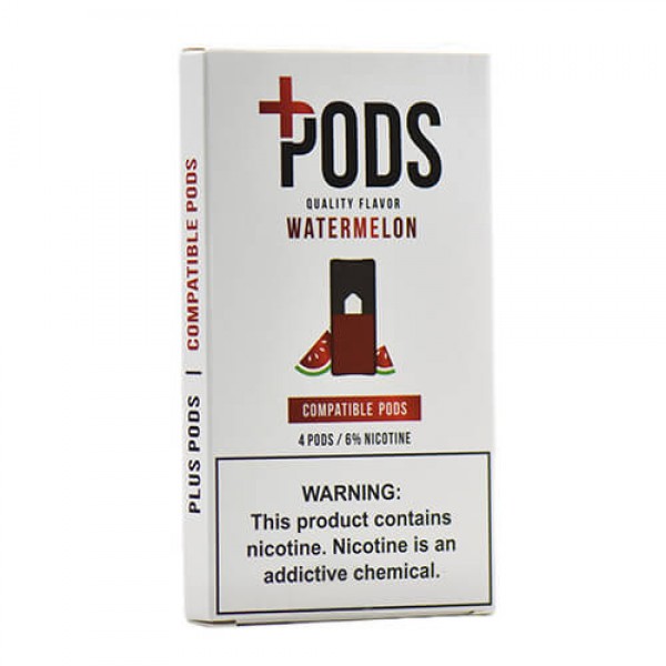 Plus Pods – Compatible Flavor Pods – Watermelon – 1ml / 60mg