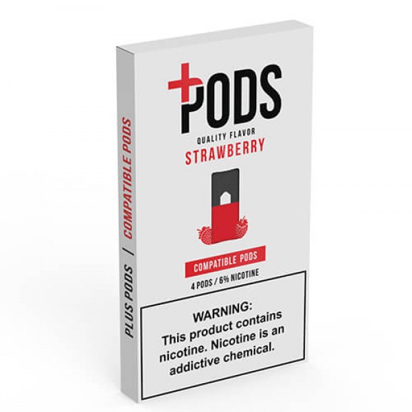 Plus Pods – Compatible Flavor Pods – Strawberry – 1ml / 60mg