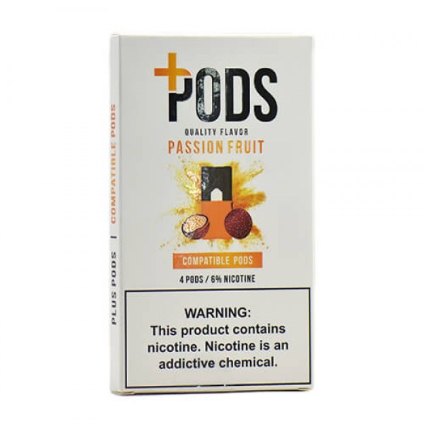 Plus Pods – Compatible Flavor Pods – Passion Fruit – 1ml / 60mg