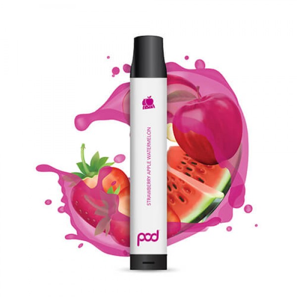 Pod 2500 – Disposable Vape Device – Strawberry Apple Watermelon – Single / 55mg