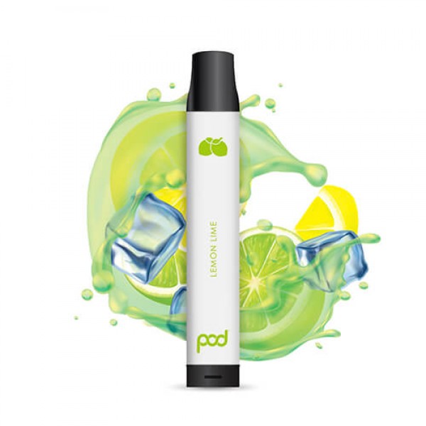 Pod 2500 – Disposable Vape Device – Lemon Lime – Single / 55mg