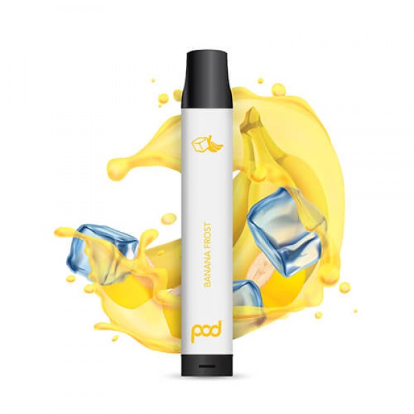 Pod 2500 – Disposable Vape Device – Banana Frost (Ice) – Single / 55mg