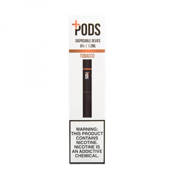 Plus Pods – Disposable Vape Pod Device – Tobacco – 1.2ml / 60mg