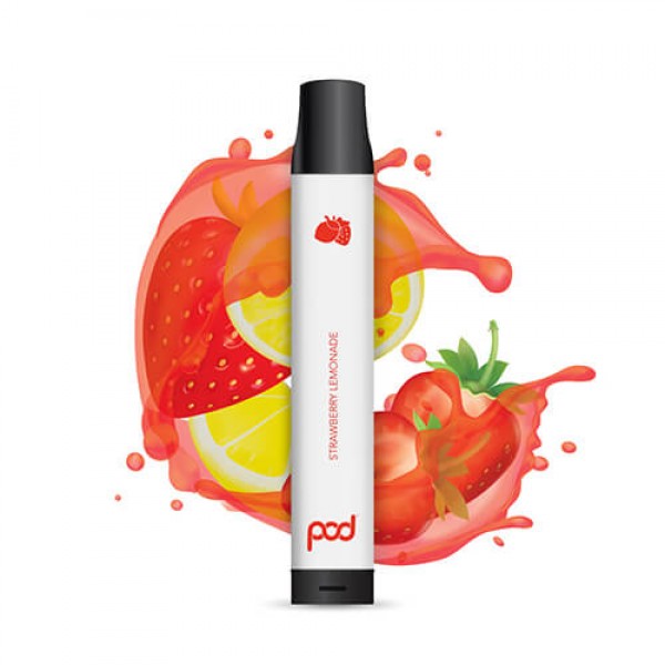 Pod 2500 – Disposable Vape Device – Strawberry Lemonade – Single / 55mg