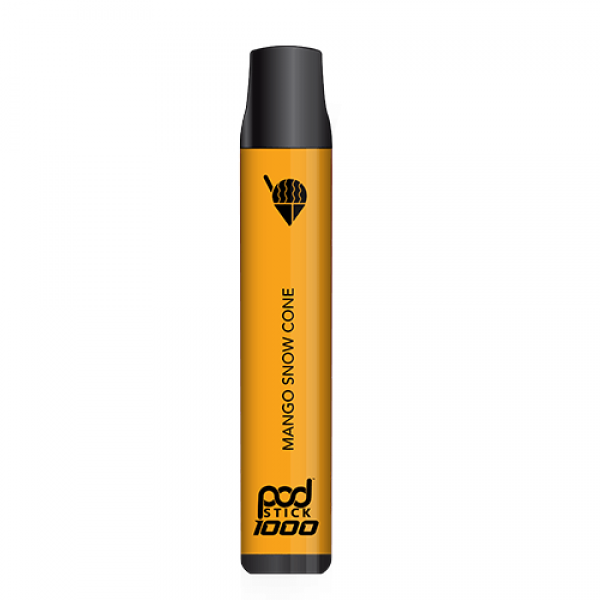 Pod Stick 1000 – Disposable Vape Device – Mango Snow Cone – Single / 50mg