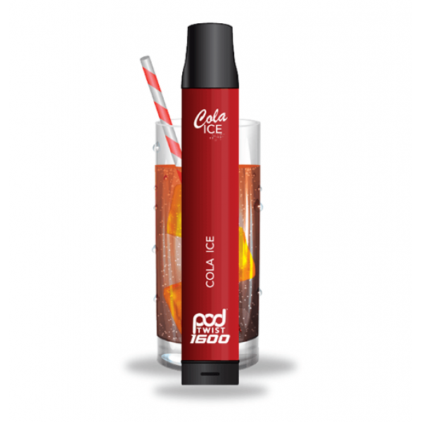 Pod Twist 1600 – Disposable Vape Device – Cola Ice – Single / 55mg