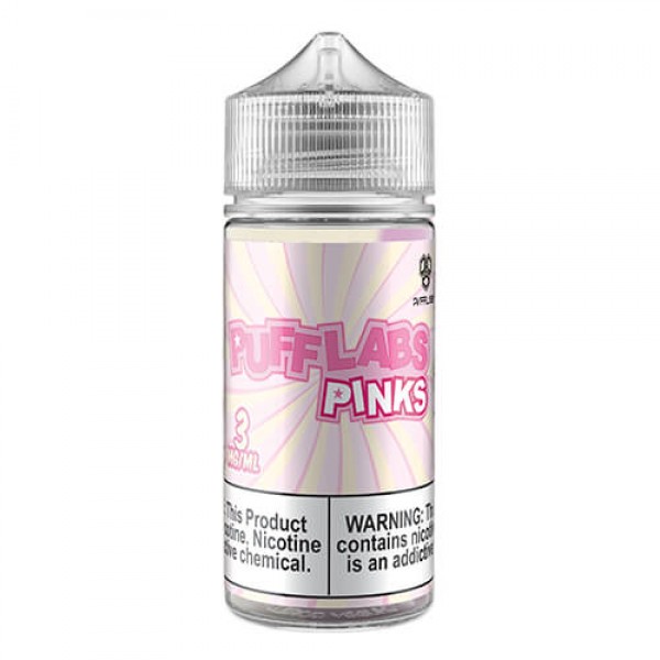 Puff Labs E-Liquid – Pinks – 100ml / 0mg