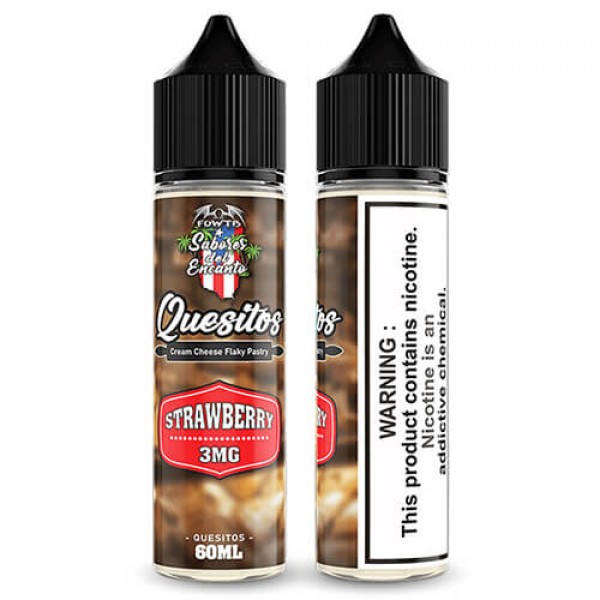 Quesitos eJuice – Strawberry – 60ml / 3mg
