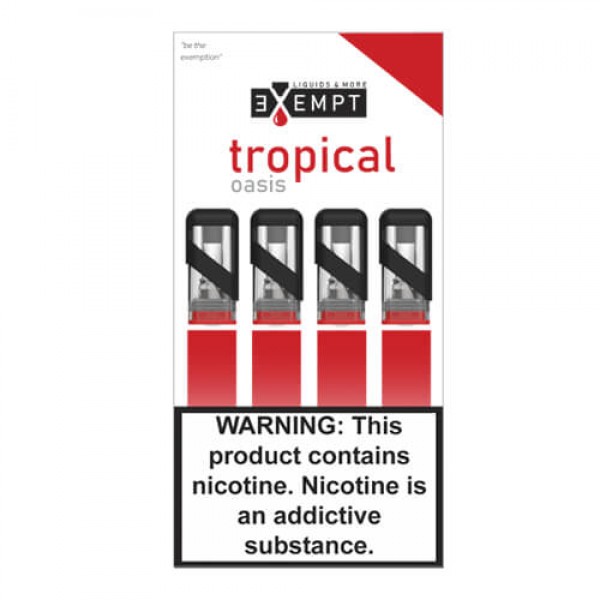 Remit by Exempt – Pre-Filled Pods – Tropical Oasis (4 Pack) – 1.2ml / 50mg