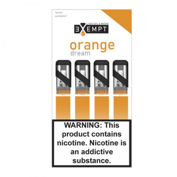 Remit by Exempt – Pre-Filled Pods – Orange Dream (4 Pack) – 1.2ml / 50mg