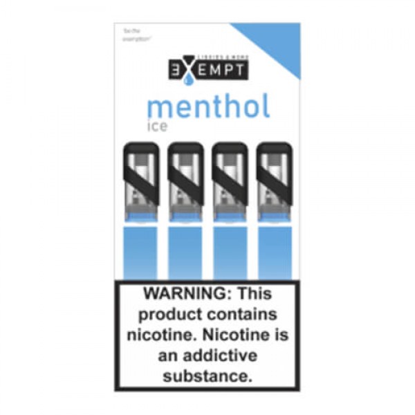 Remit by Exempt – Pre-Filled Pods – Menthol Ice (4 Pack) – 1.2ml / 50mg